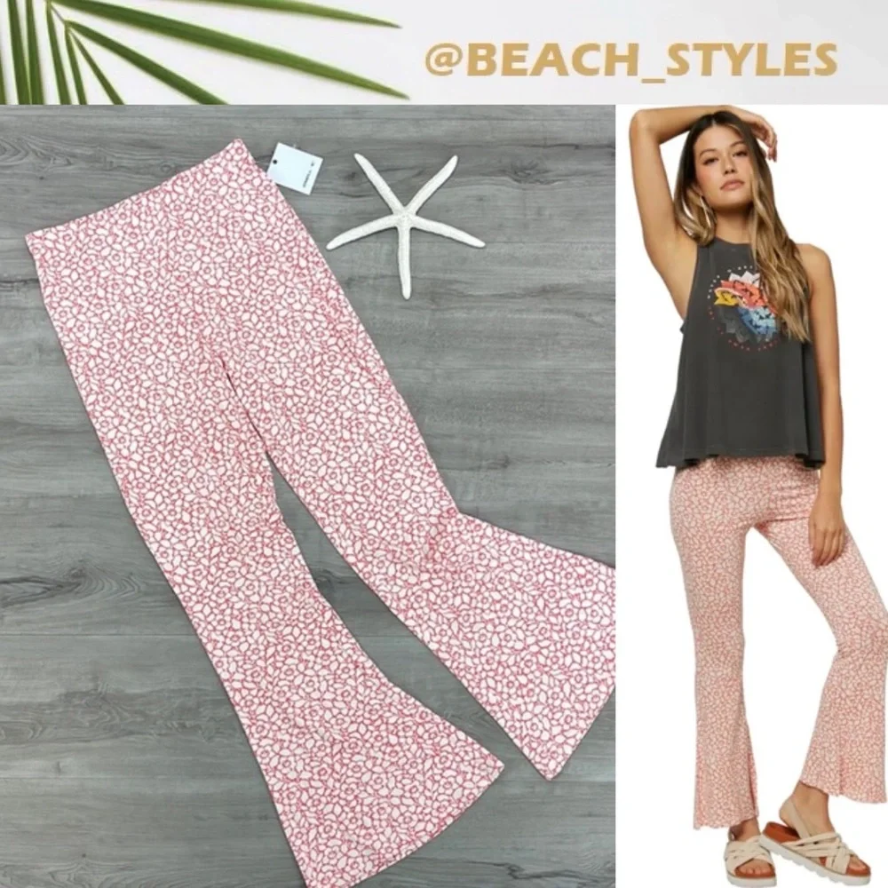 🔆O’Neill🔆 DALLEN FLORAL 70’s PANTS - Picture 1 of 11